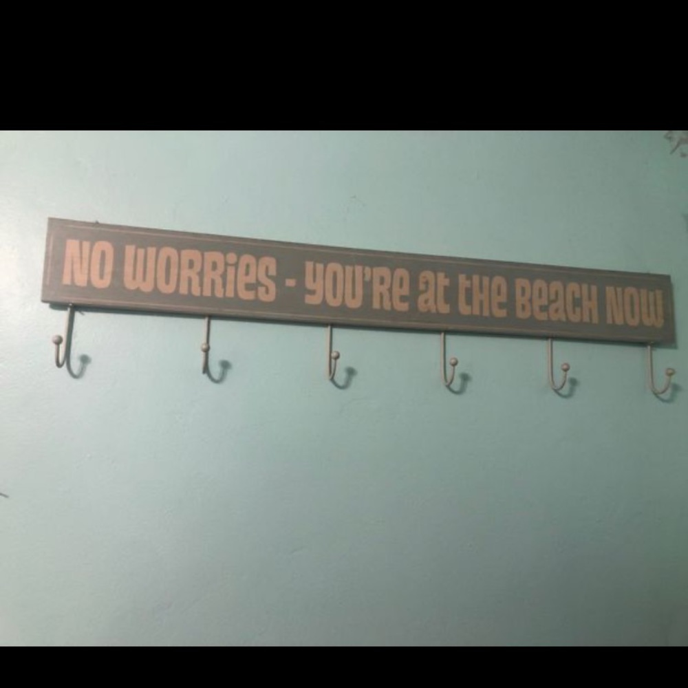 Beach sign